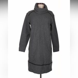 Lululemon Gray Detachable Cowl Women's Sweater Dress
